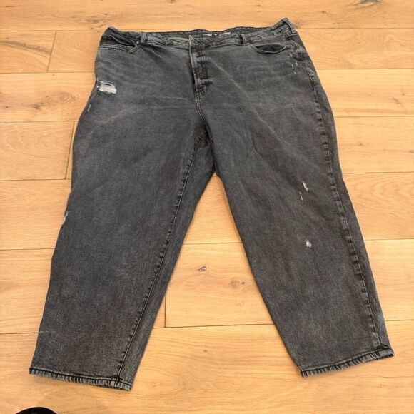 Old Navy Women's High-Waisted Og Straight  Jeans PLUS SIZE - Picture 7 of 11